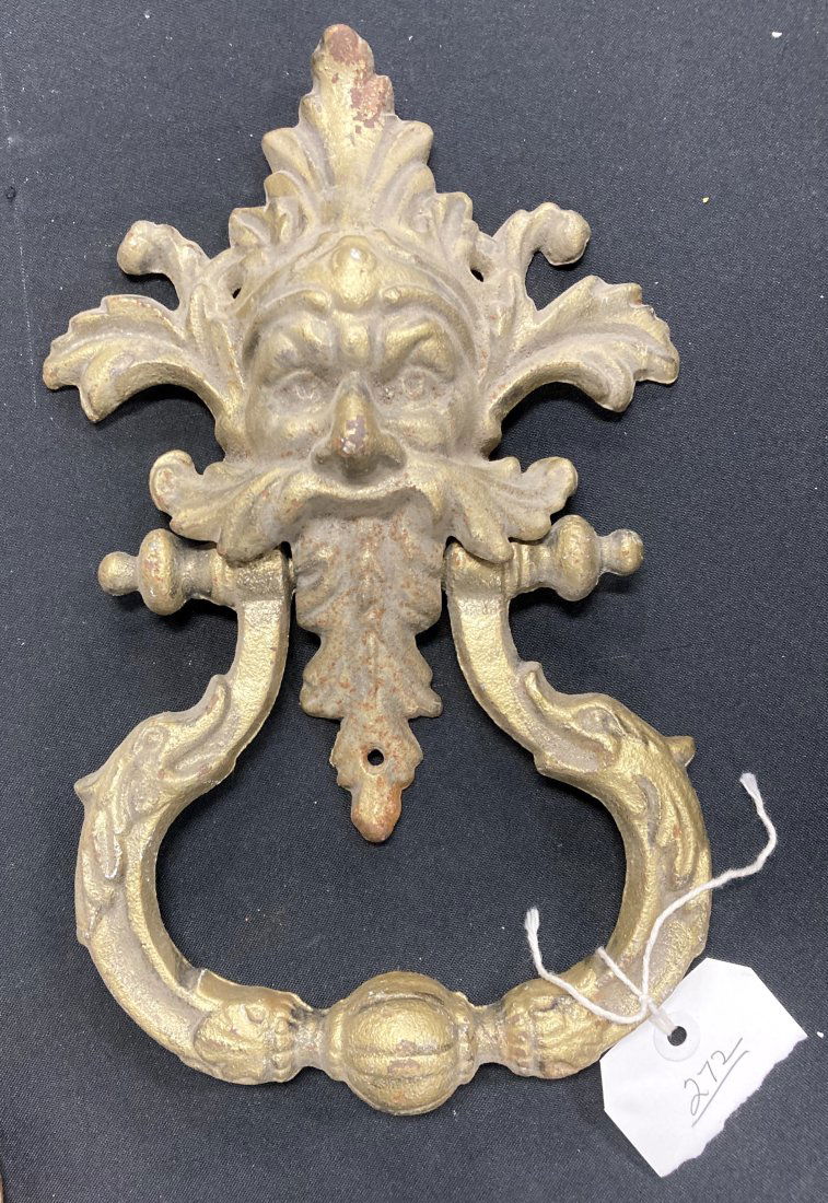 Cast Iron Figural Door Knocker (1 of 2)