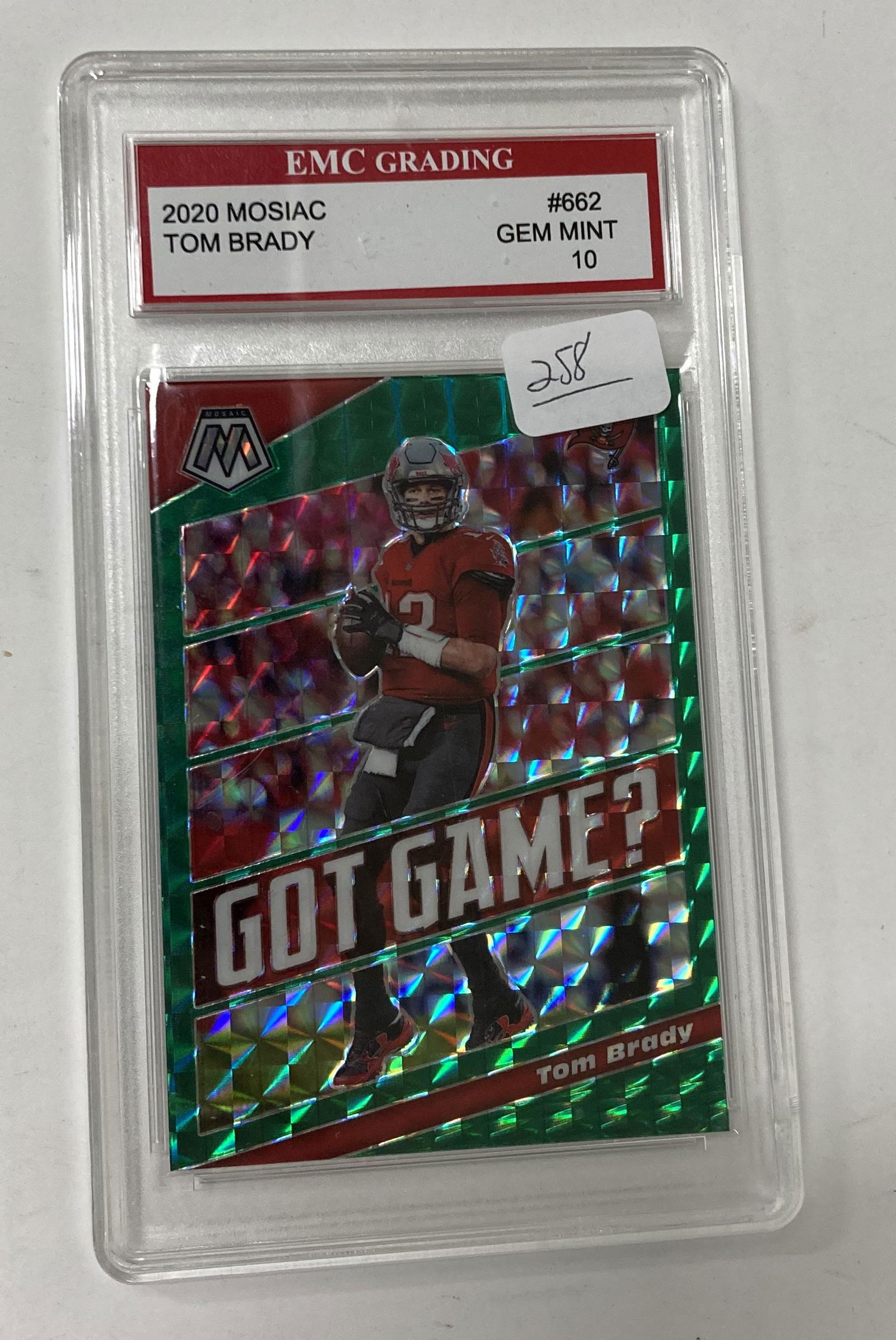 Tom Brady Graded Card Gem Mint 10 (1 of 2)