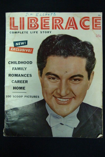 LIBERACE MAGAZINE VOL. 1 NO. 1 - 1954: Liberace Magazine Vol. 1 No. 1, 1954 by Ideal Pub. Co.