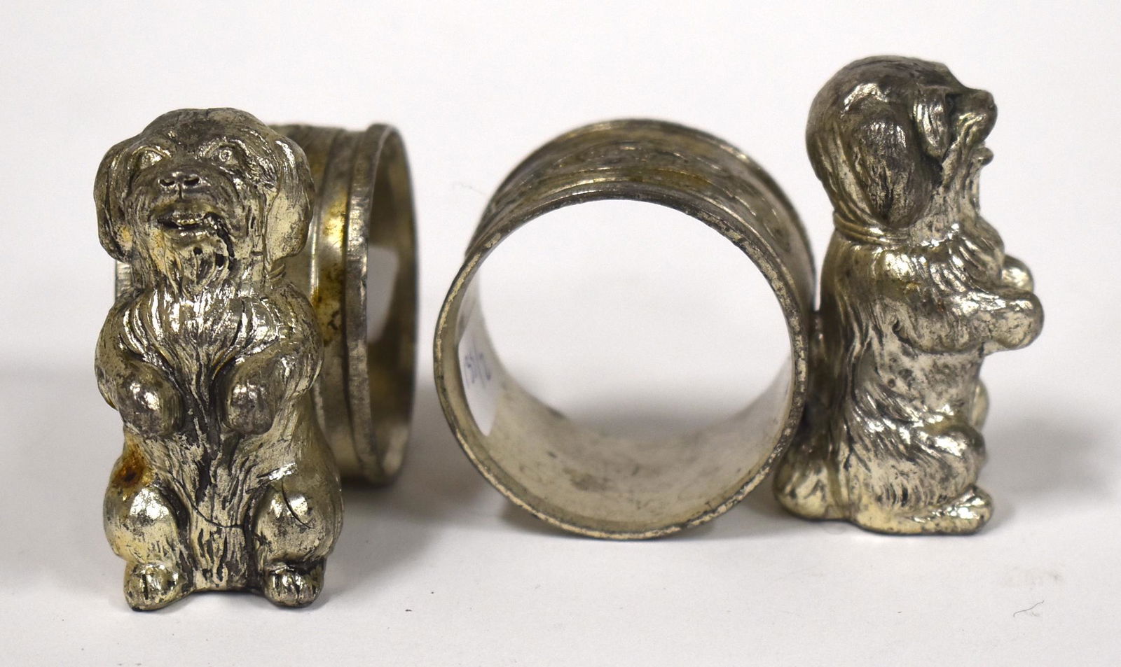 Pr. Silverplate Figural Napkin Rings. (1 of 2)