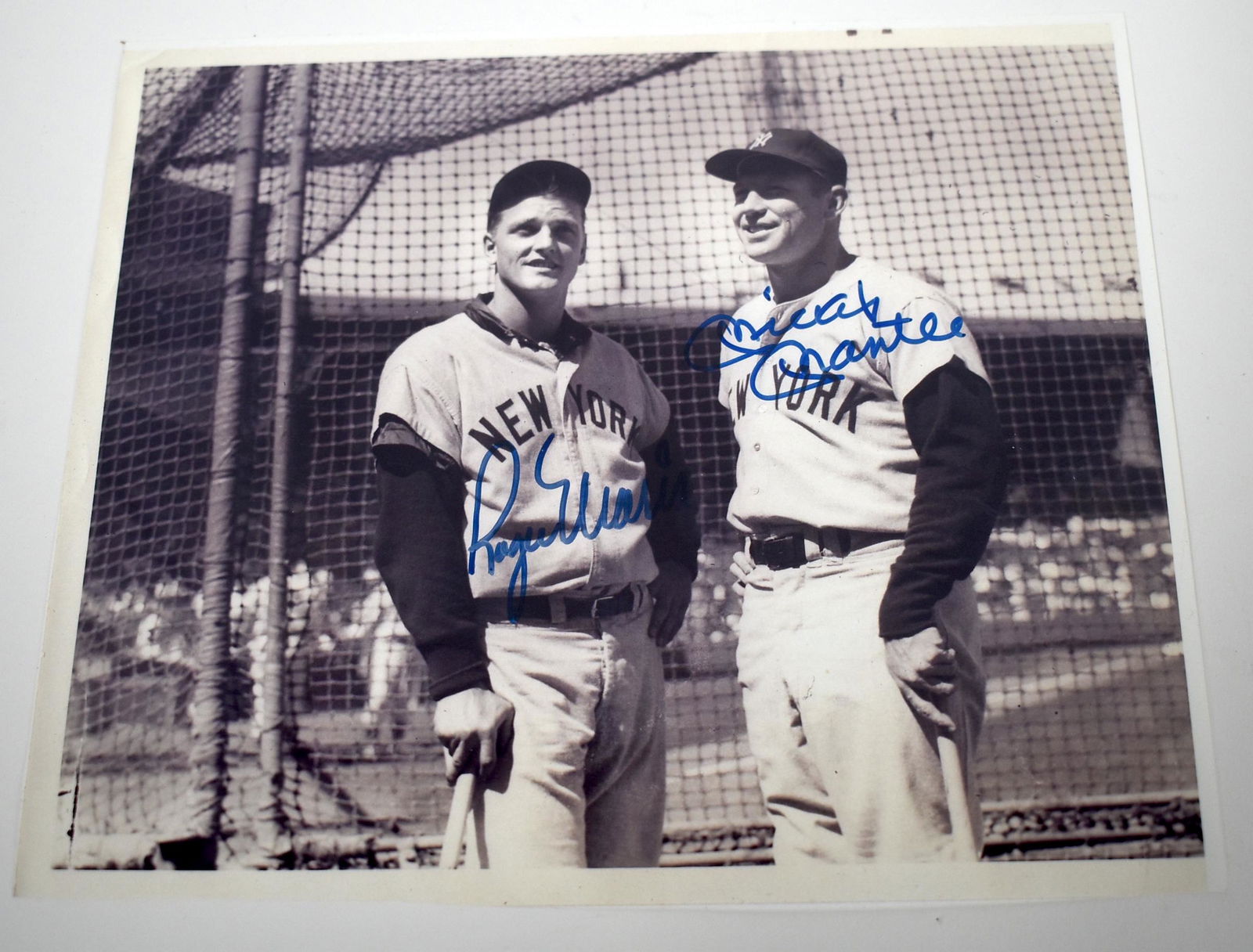 Signed Mickey Mantle Roger Maris Photo (1 of 1)