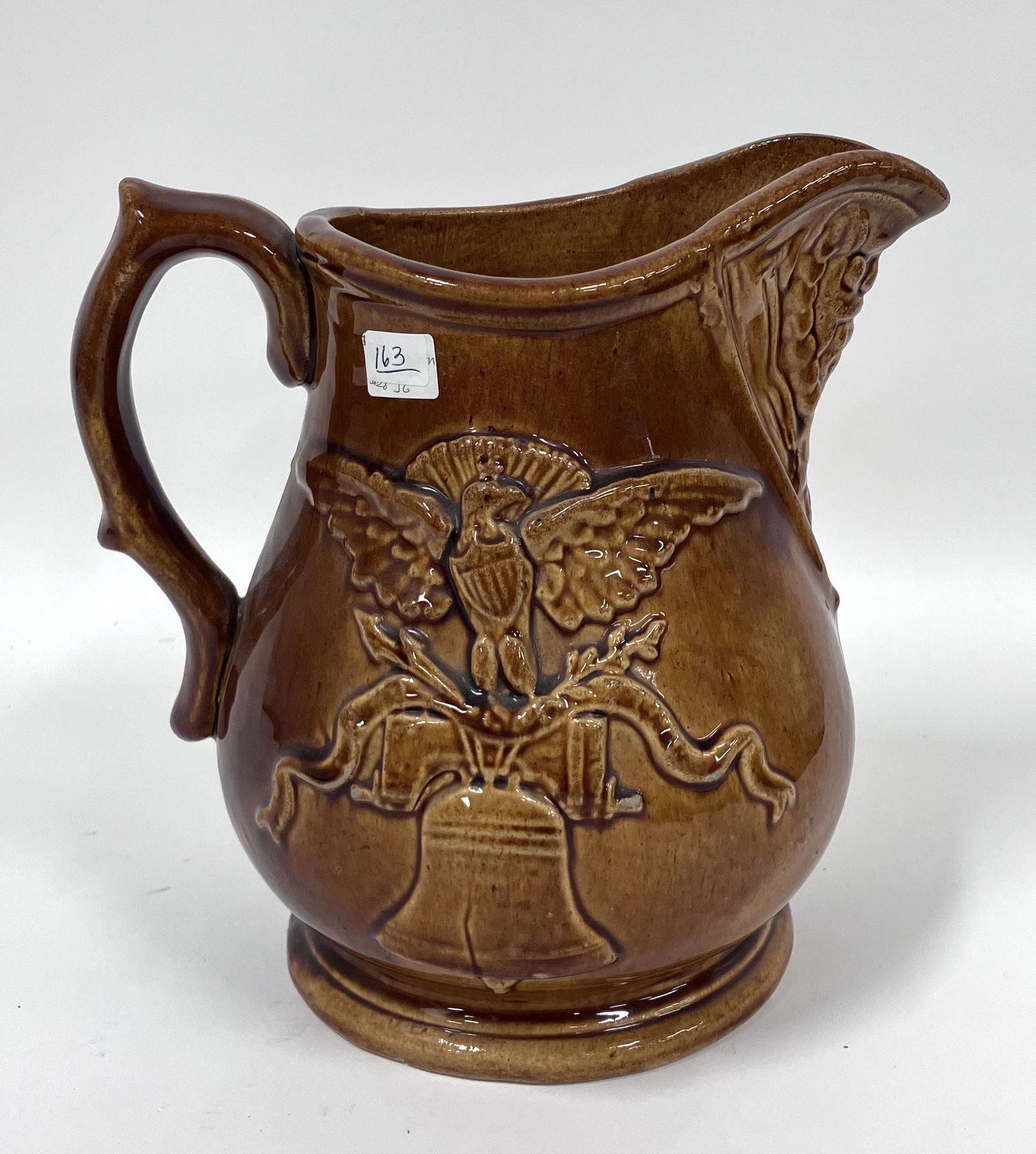 Rockingham Glaze Eagle Pitcher (1 of 4)
