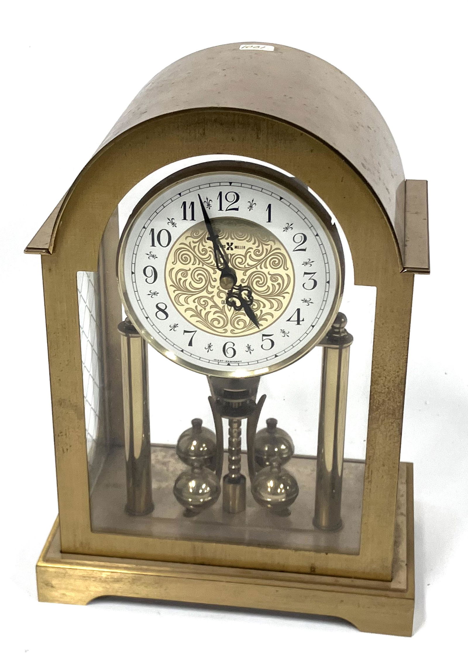 Howard Miller Brass Shelf Clock (1 of 5)