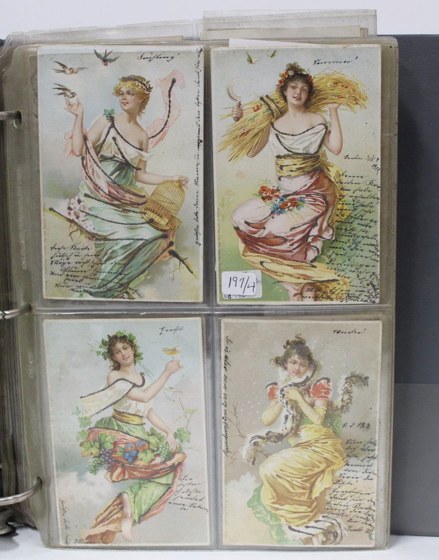 German Four Seasons Postcards (4) (1 of 6)