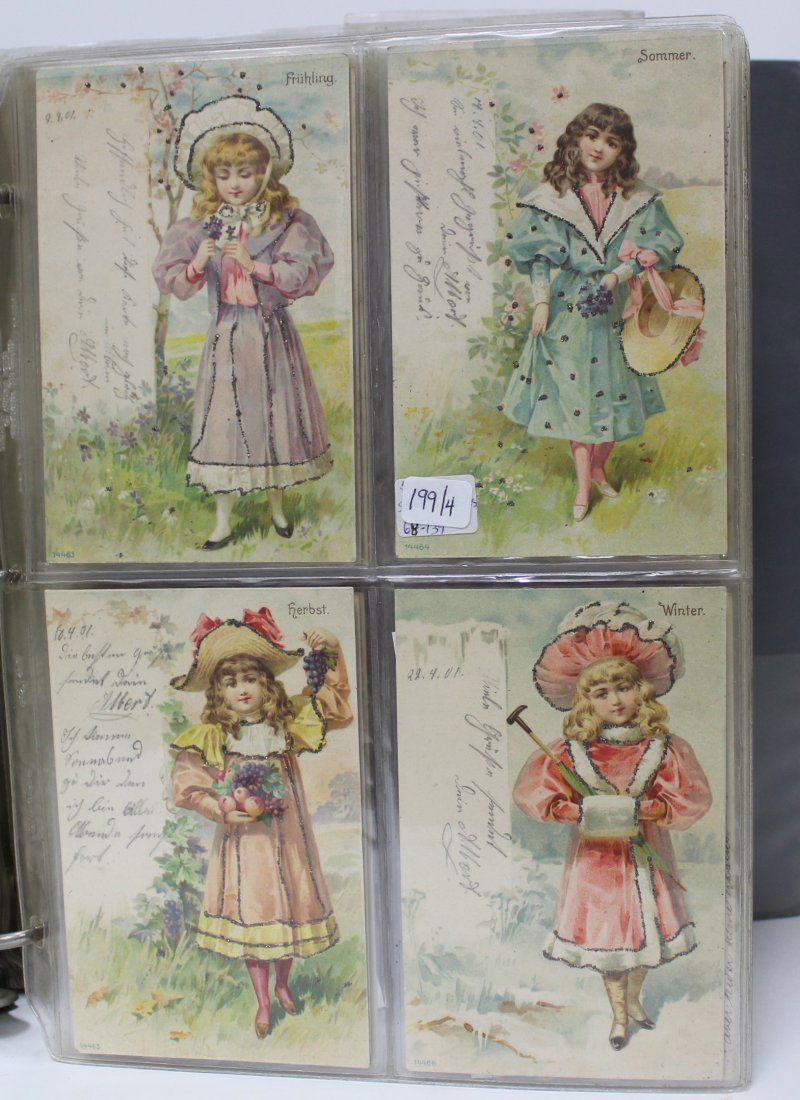 German Four Seasons Postcards (4) (1 of 6)