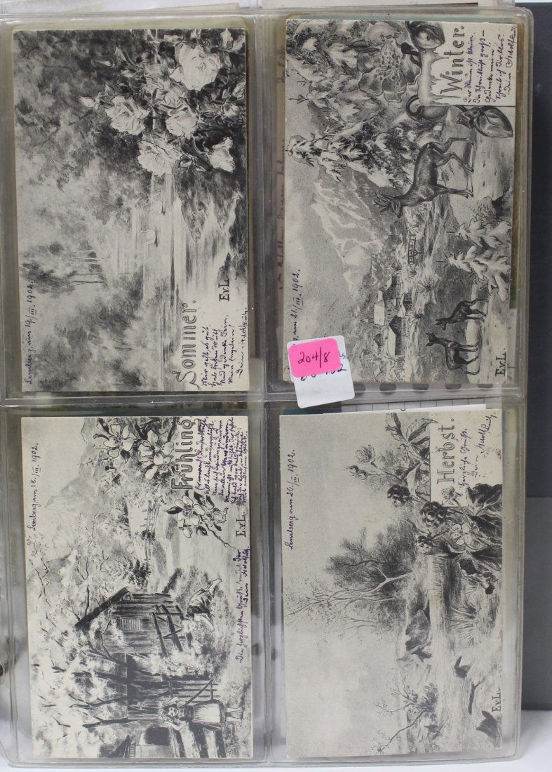 Four Seasons Postcards. Two Sets (1 of 12)