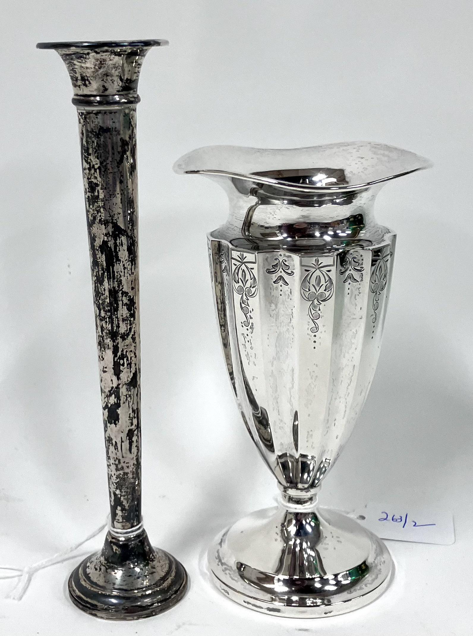 Sterling Silver Vases (2) (1 of 2)