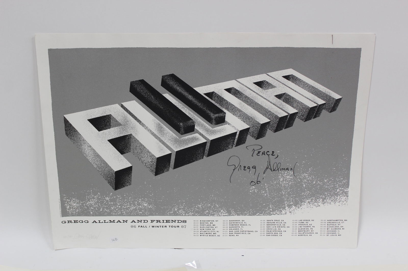 Gregg Allman & Friends Signed Ltd. Ed. Poster (1 of 3)