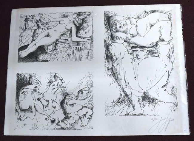 Gunter Grass. Ltd. Ed. Litho. Sgd. (1 of 3)