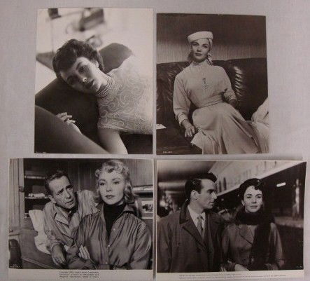 MOVIE STILLS - JENNIFER JONES (55): Portraits, glamour stills and movie scenes from: A Many Splendored Thing; Good Morning, Miss Dove; The Man in the Grey Flannel Suit; The Barretts of Wimpole Street; etc… along with a Playbill for Po