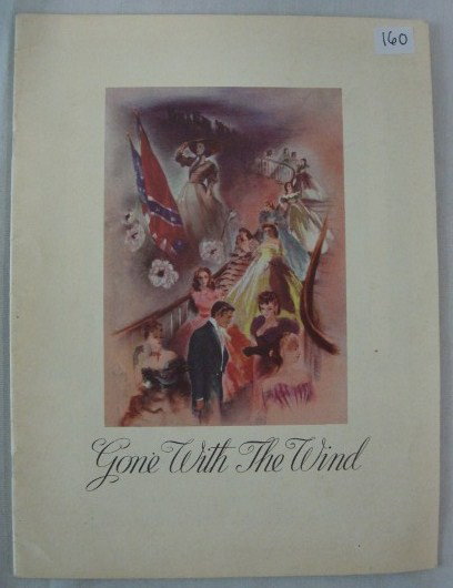 GONE WITH THE WIND 1939 PROGRAM: The original 20 pg. premiere program originally copyrighted in 1939 by Selznick and then in 1967 by MGM was reprinted in a limited form in 1989 with the permission of Turner Entertainment