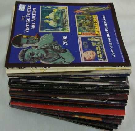LOT OF TWENTY AUCTION CATALOGUES: Christie's East Cinema Posters and Film and Television Memorabilia (2); Camden House Hollywood Collector's Auction & Treasures of Hollywood as well as Vintage Film Posters; The Last Moving Picture Com