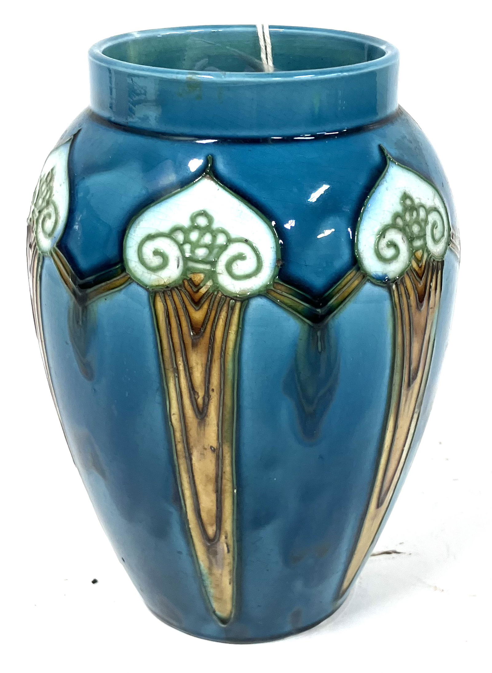 Minton Art Nouveau English Art Pottery Vase. (1 of 3)