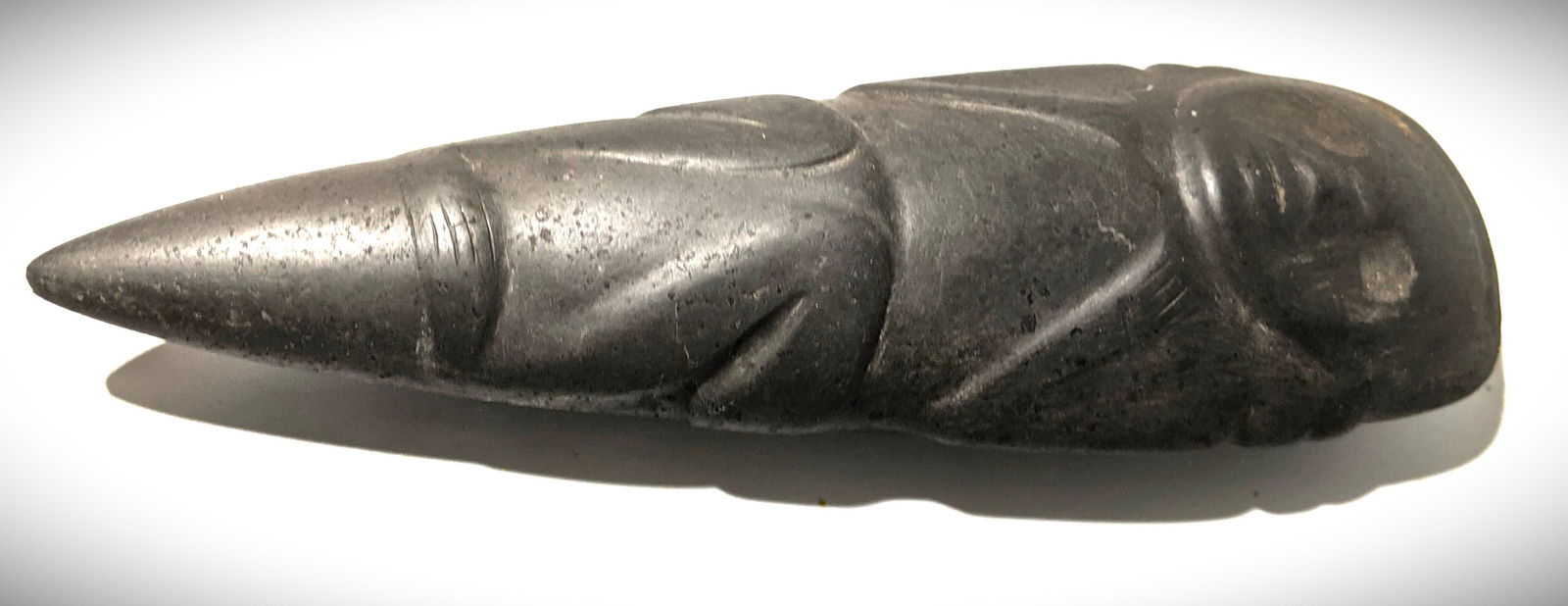 Full Zemi Carved Celt, Imp't Taino Rarity (1 of 7)