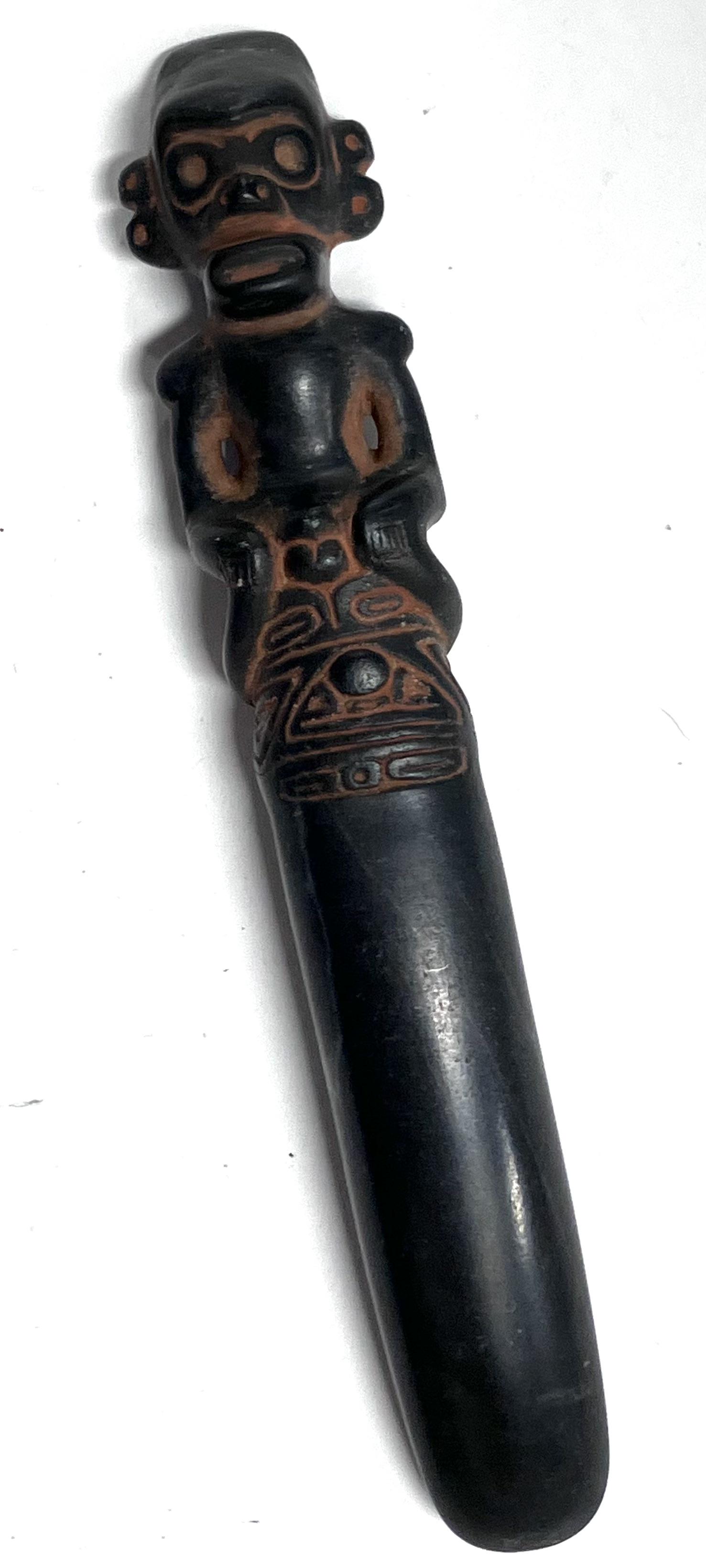 African Woyo Staff  Rattle. (1 of 2)