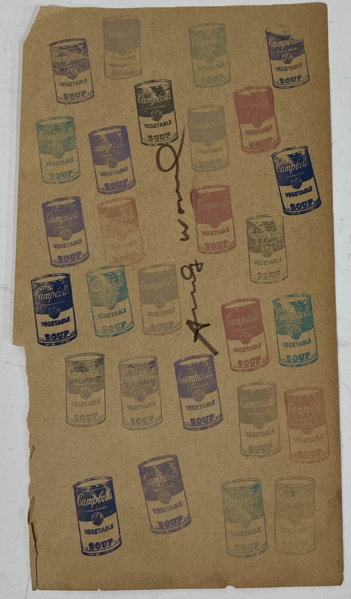 Signed Andy Warhol Soup Cans (1 of 1)