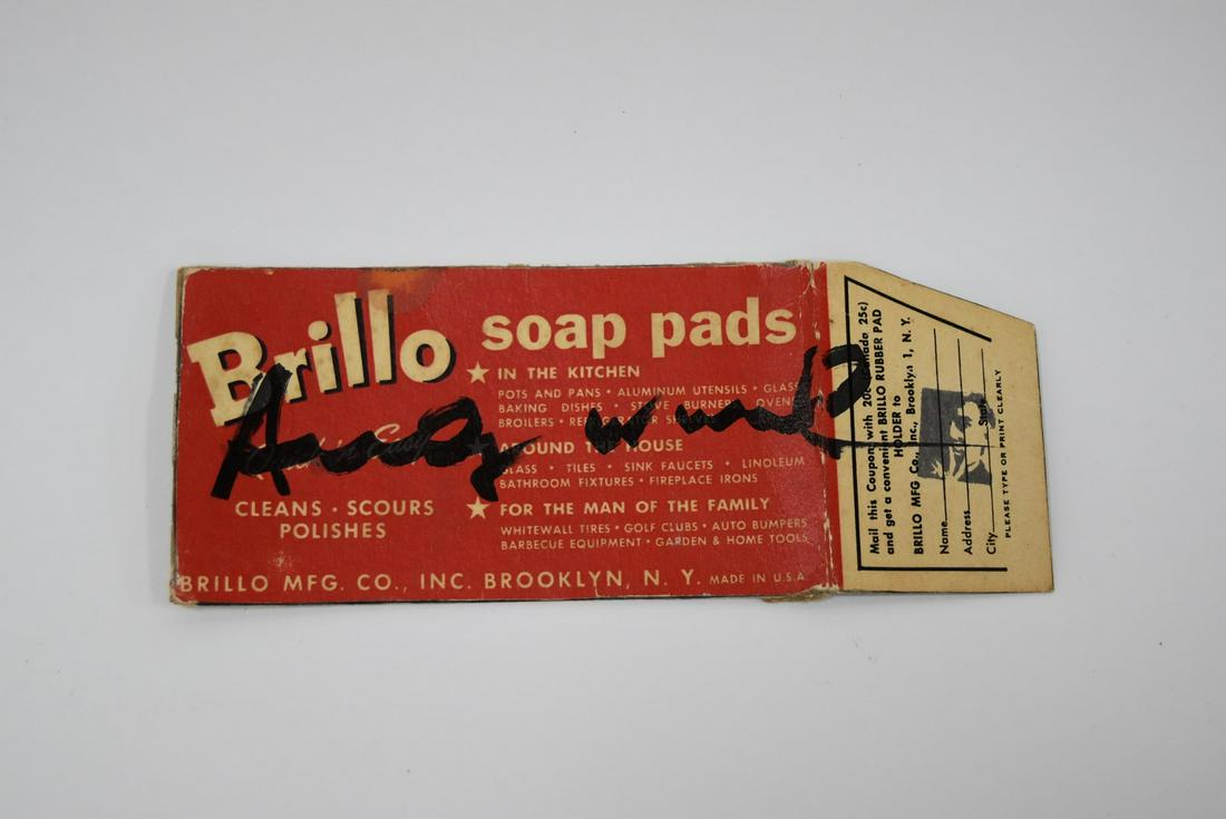 Signed Andy Warhol Brillo Soap Pad Box (1 of 4)