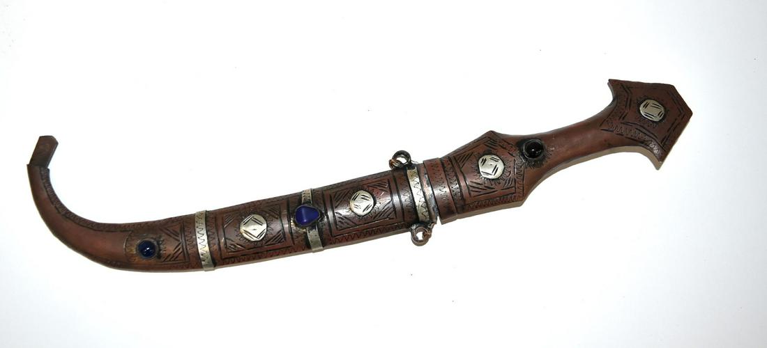 Ornate Moroccan Dagger in Sheath (1 of 4)