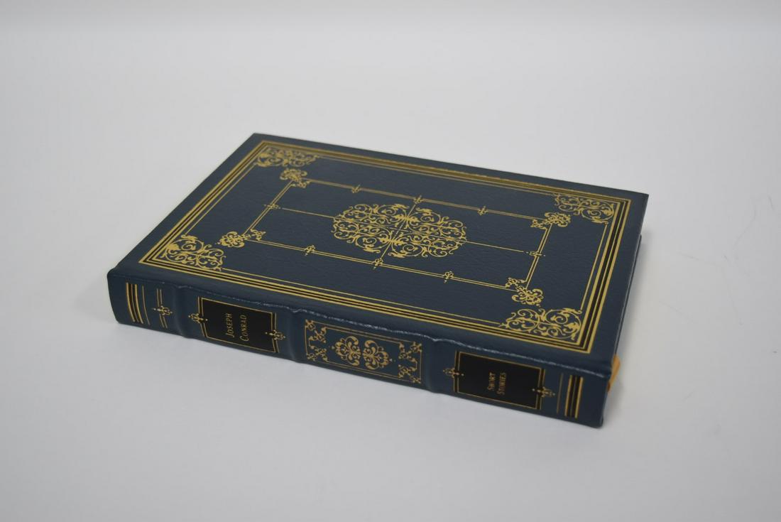 Joseph Conrad Short Stories; Easton Press: Blue leather bound, 1996. Most books in this collection are in Unused Condition. Some have minor flaws from sitting on book shelves that we'll show when photographing if significant enough.