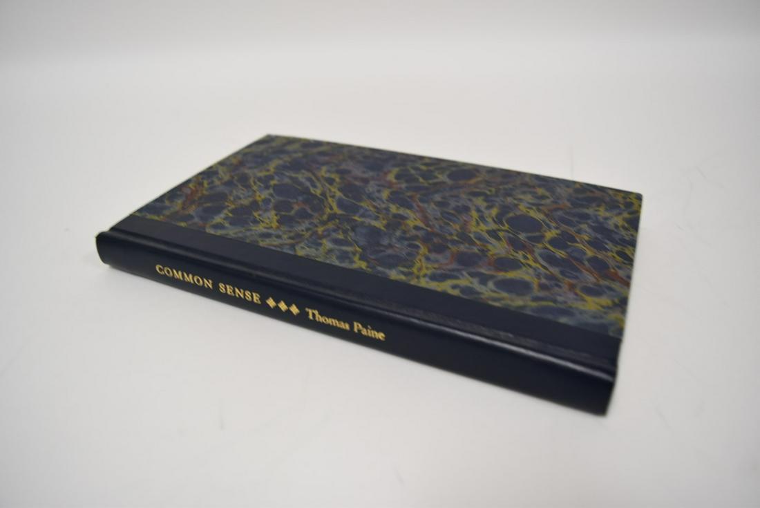Common Sense, Thomas Paine; Easton Press: Blue leather bound, 1994. Most books in this collection are in Unused Condition. Some have minor flaws from sitting on book shelves that we'll show when photographing if significant enough.