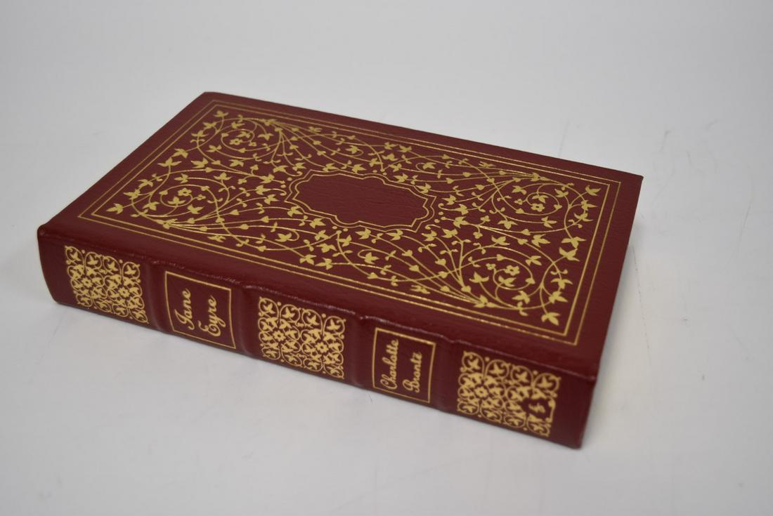 Jane Eyre, Charlotte Bronte; Easton Press: Red leather bound, 1978. Most books in this collection are in Unused Condition. Some have minor flaws from sitting on book shelves that we'll show when photographing if significant enough.
