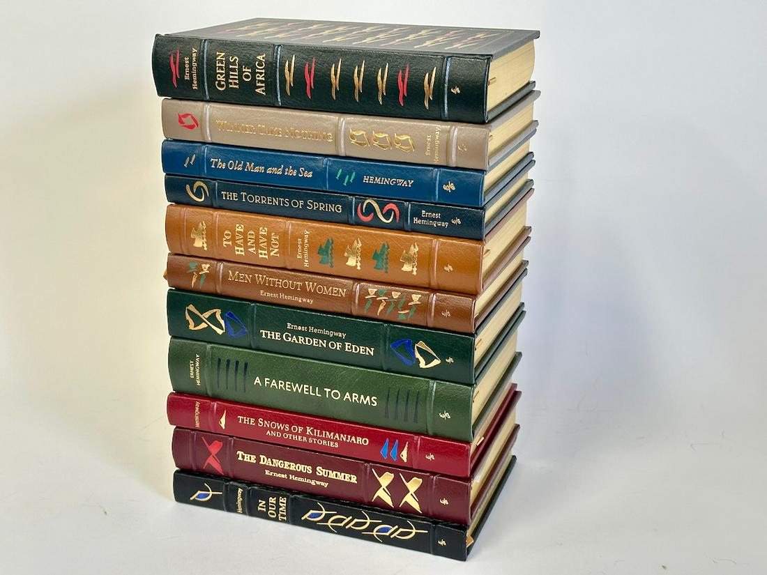Ernest Hemingway, Ten Novels; Easton Press (1 of 3)