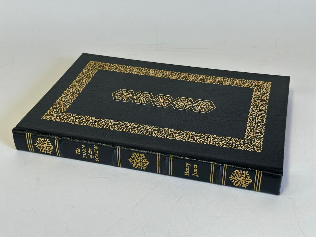 The Turn of The Screw, Henry James; Easton Press: Blue leather bound, 1980. Most books in this collection are in Unused Condition. Some have minor flaws from sitting on book shelves that we'll show when photographing if significant enough.