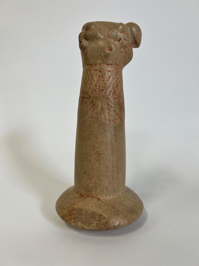 A Taino Best. Figural Grinding Pestle. (1 of 4)