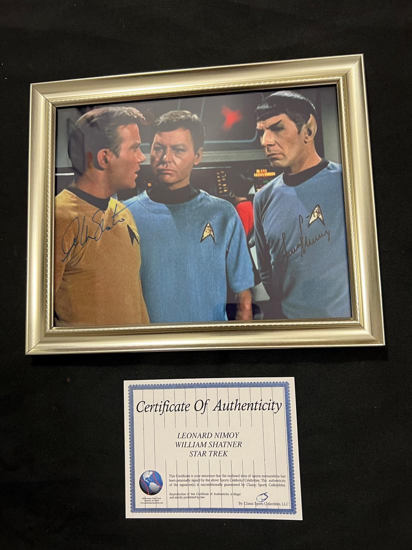 Star Trek (Leonard Nimoy William Shatner) Signed Photo (1 of 4)