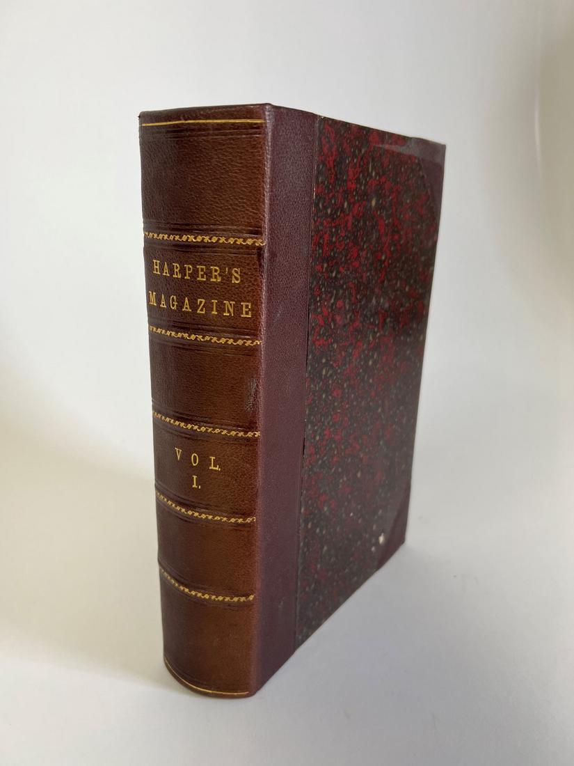 Harper's Magazine. New Monthly Magazine. Vol 1: June to November 1850. Harpers and Brothers Publishers 82 Cliff St.