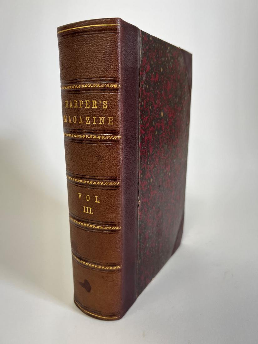 Harper's Magazine, New Monthly Magazine. Vol 3: June to November 1851 . Harpers and Brothers Publishers 82 Cliff St. Important Note: The First Appearance of any part of the great novel Moby Dick , Pages 658-664