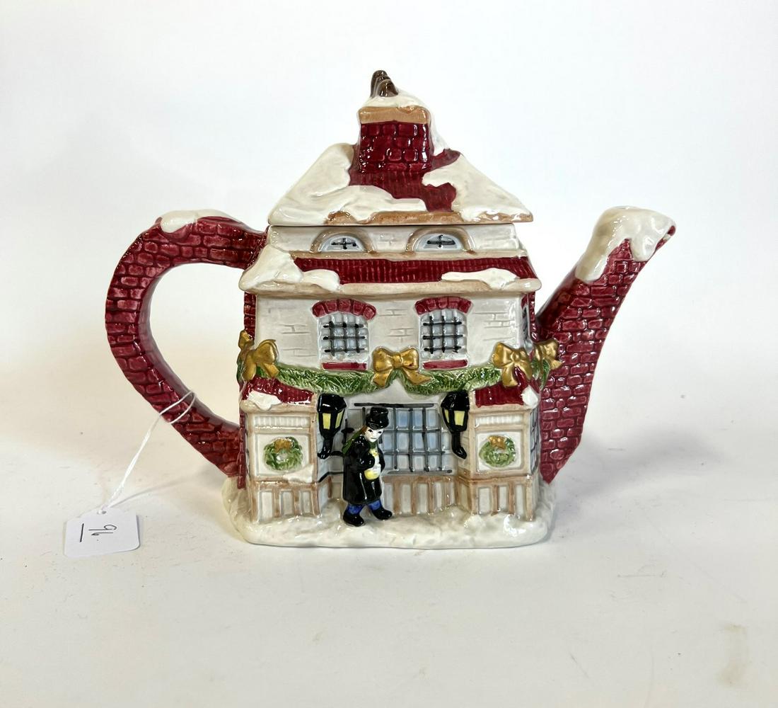 ;Fitz Floyd Teapot 1987 (1 of 3)
