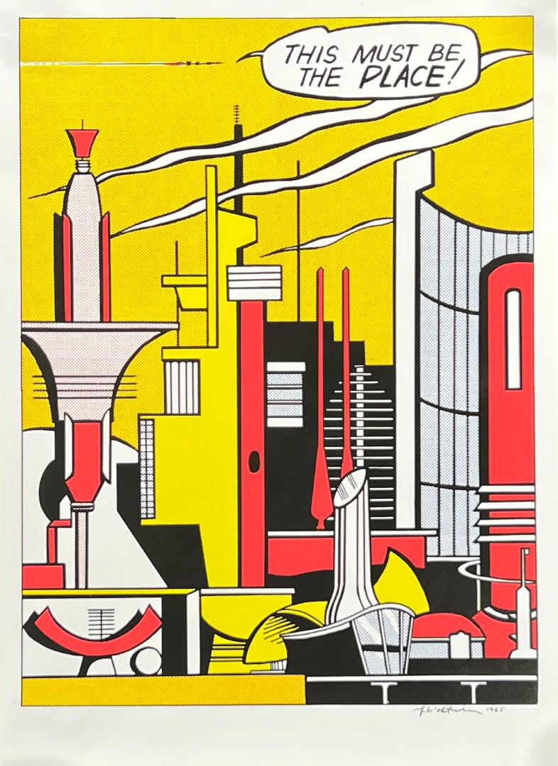 Lichtenstein Poster "This Must Be The Place” (1 of 1)