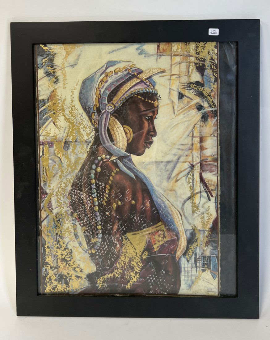 African Print Young Woman (1 of 1)