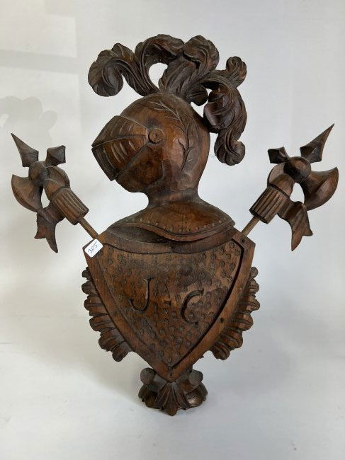 Spanish Hand Carved Knight Figure (1 of 1)