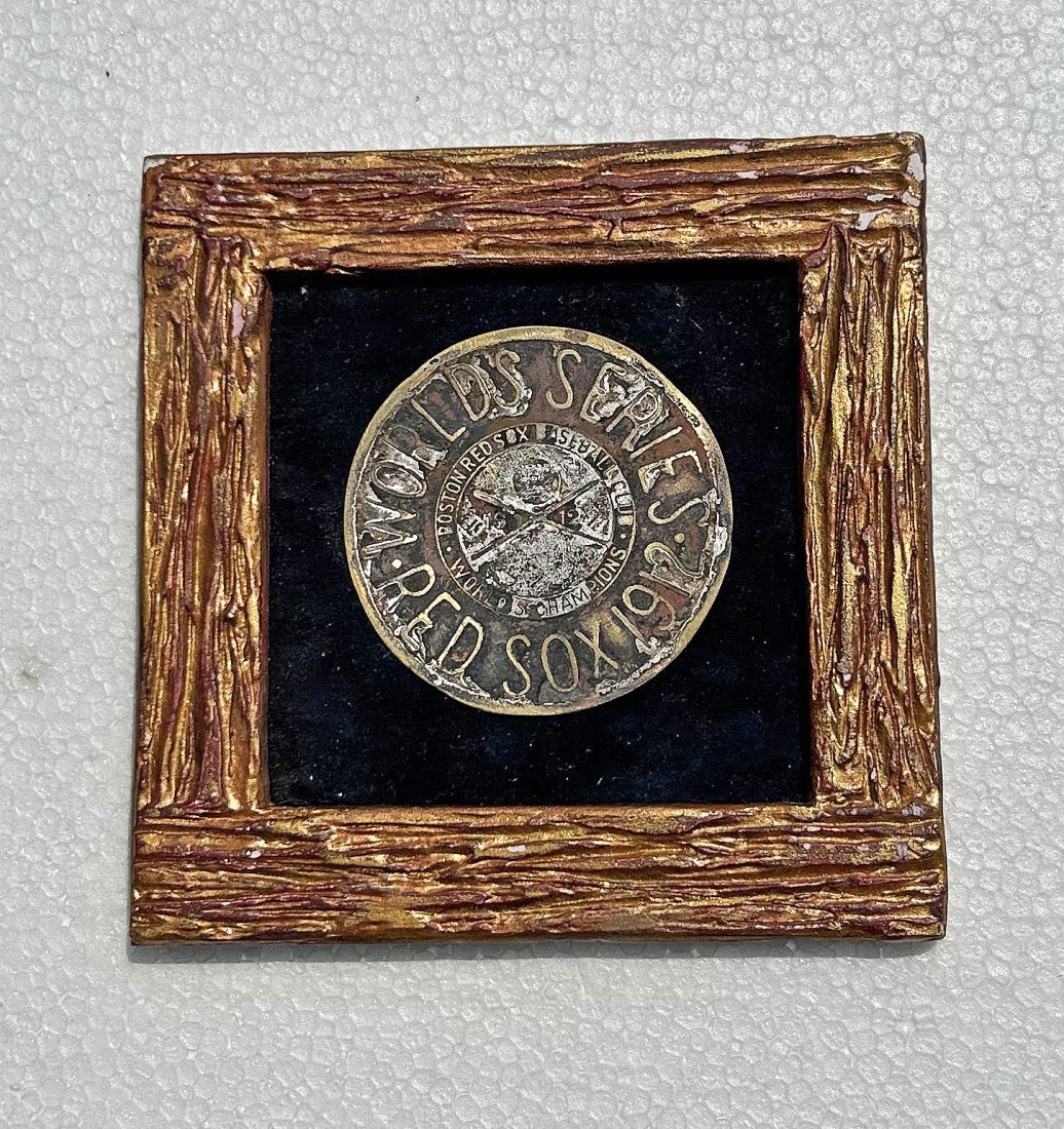 1912 Boston Red Sox World Series Champs Plaque (1 of 2)