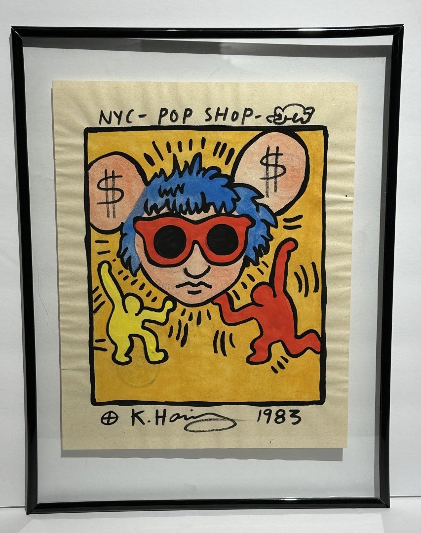Keith Haring(after); 20thC. Felt -Tip Drawing (1 of 5)