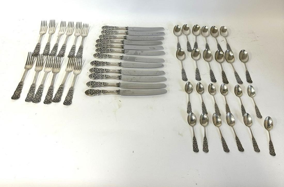 Norwegian .830 Silver Flatware(48 pieces) (1 of 7)