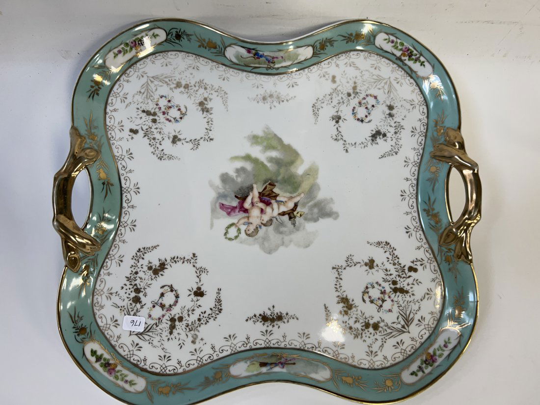 Limoges Double Handled Serving Platter (1 of 3)