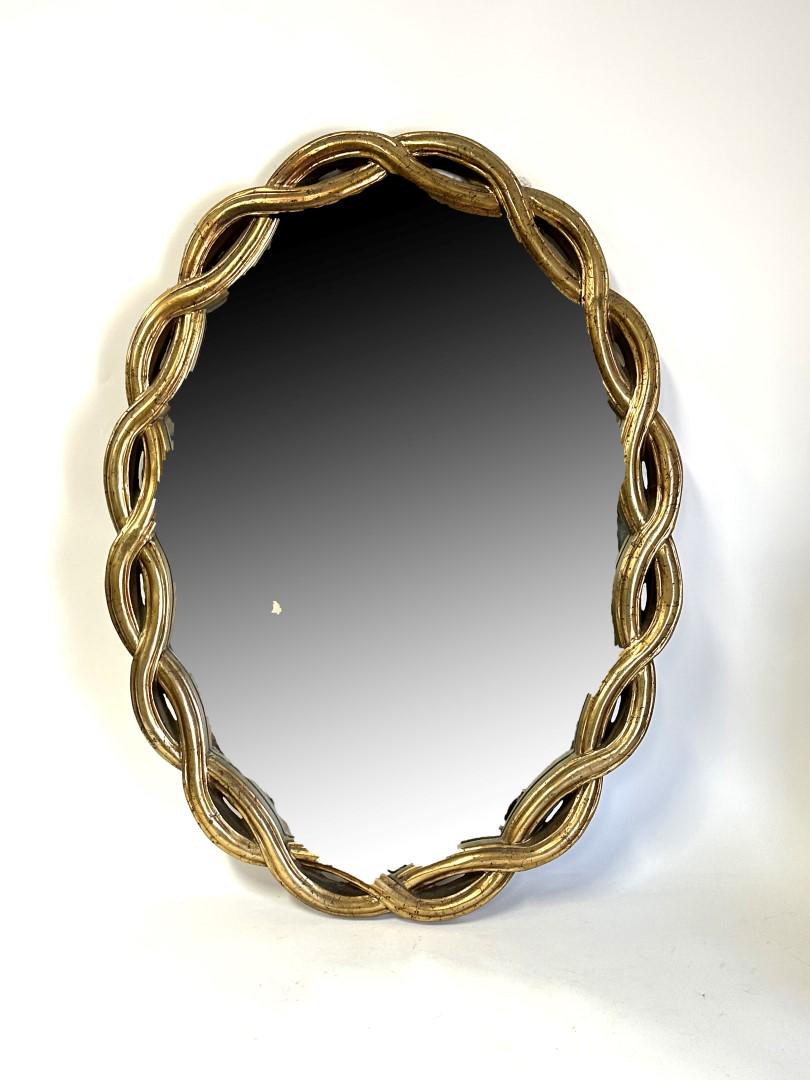 Contemporary Gilt Wood Mirror (1 of 4)