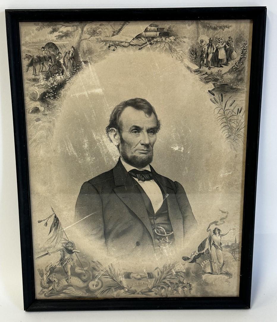 Framed Abraham Lincoln Print (1 of 5)