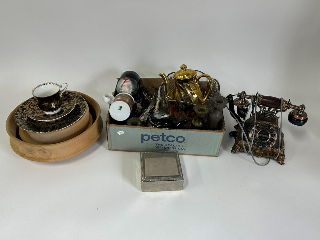 Box Lot of Miscellaneous Estate Items (1 of 4)