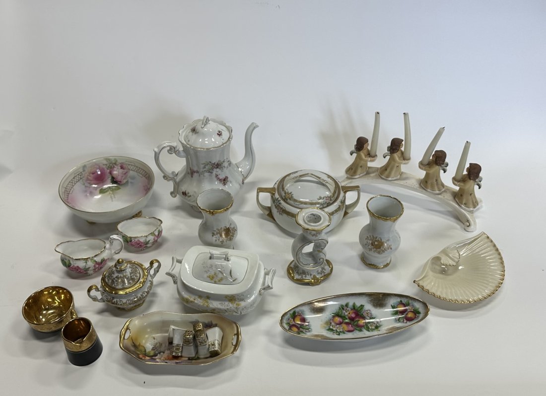 Estate Lot of Misc. Porcelains: Including Limoges, Austrian porcelain, etc. Various sizes
