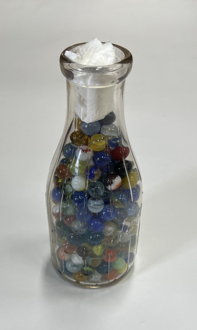 Large Collectible Bottle of Marbles (1 of 1)