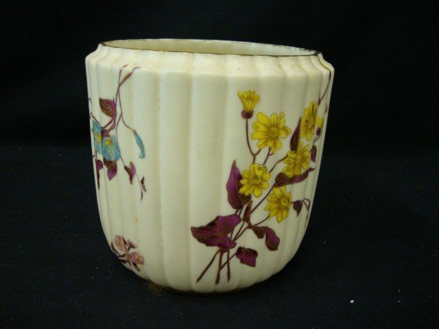 Royal Worcester Cachepot: Marked Royal Worcester and numbered 1282. 6" H. 6"W