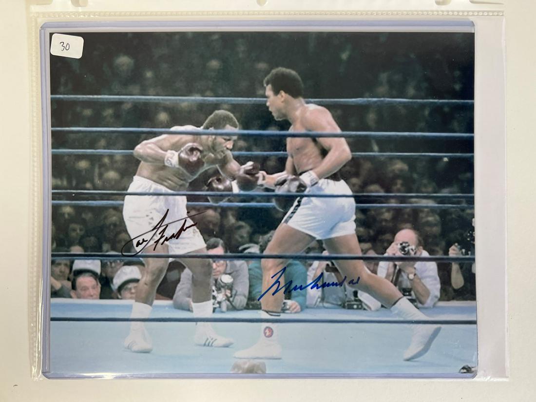 Muhammad Ali & Joe Frazier - Signed Photo GFAA (1 of 2)