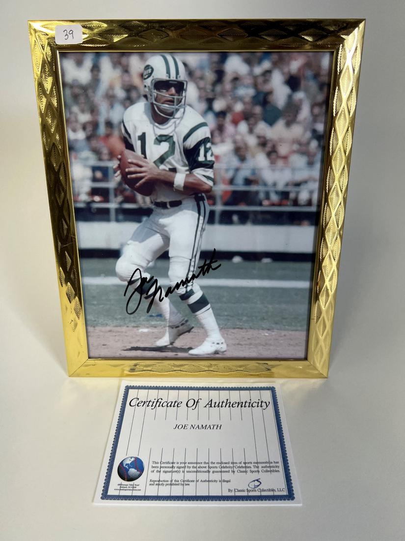 Joe Namath - Signed Photo (1 of 1)
