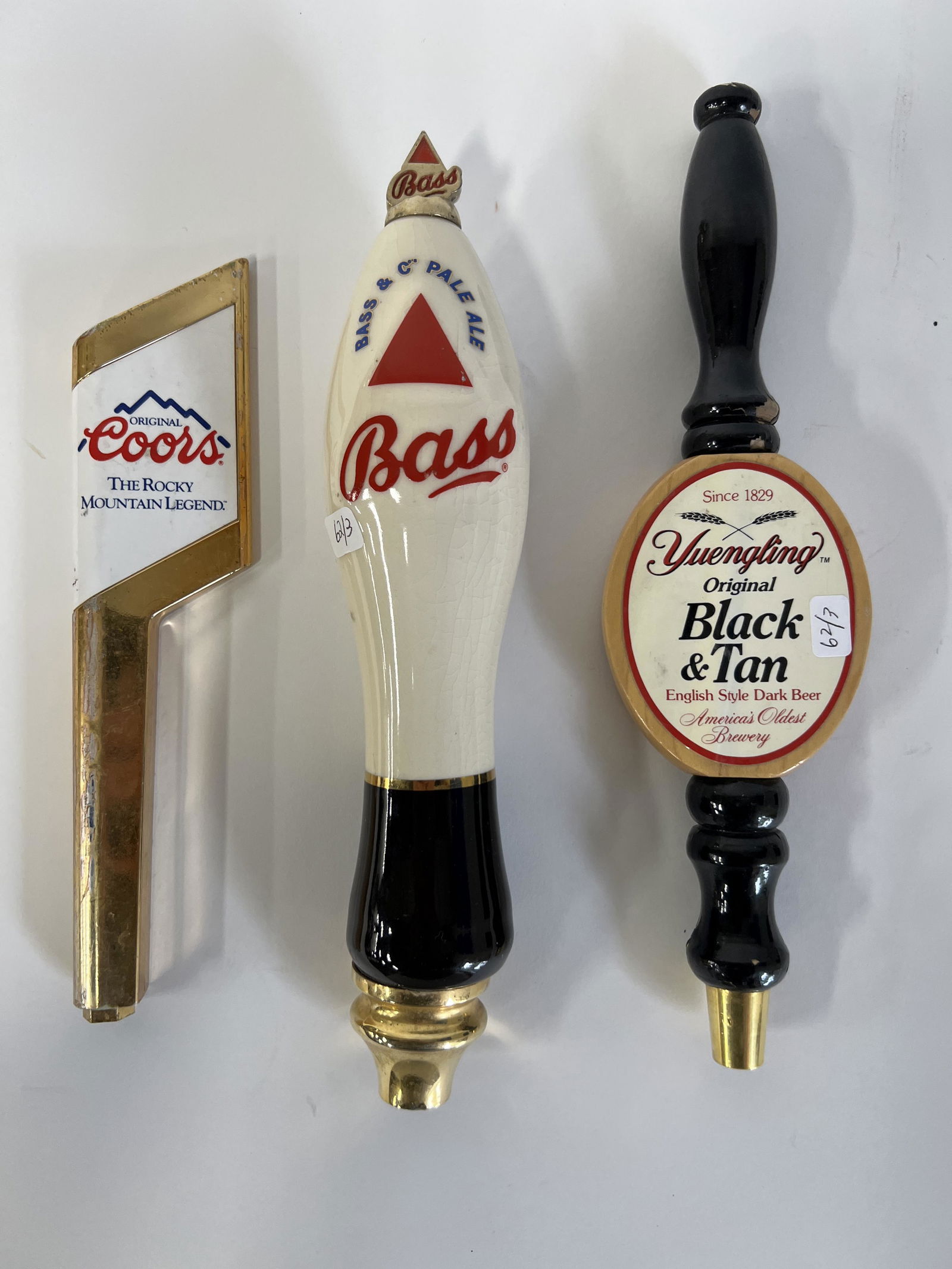 Collector;s Lof of Beer Taps. Bass, Coors & Black & Tan: Three in the lot