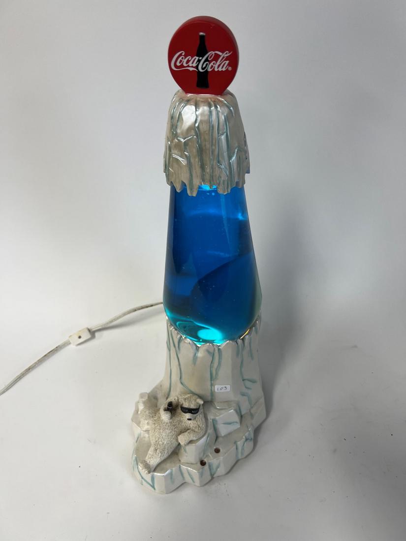 Coca-Cola Polar Bear Lava Lamp (1 of 3)