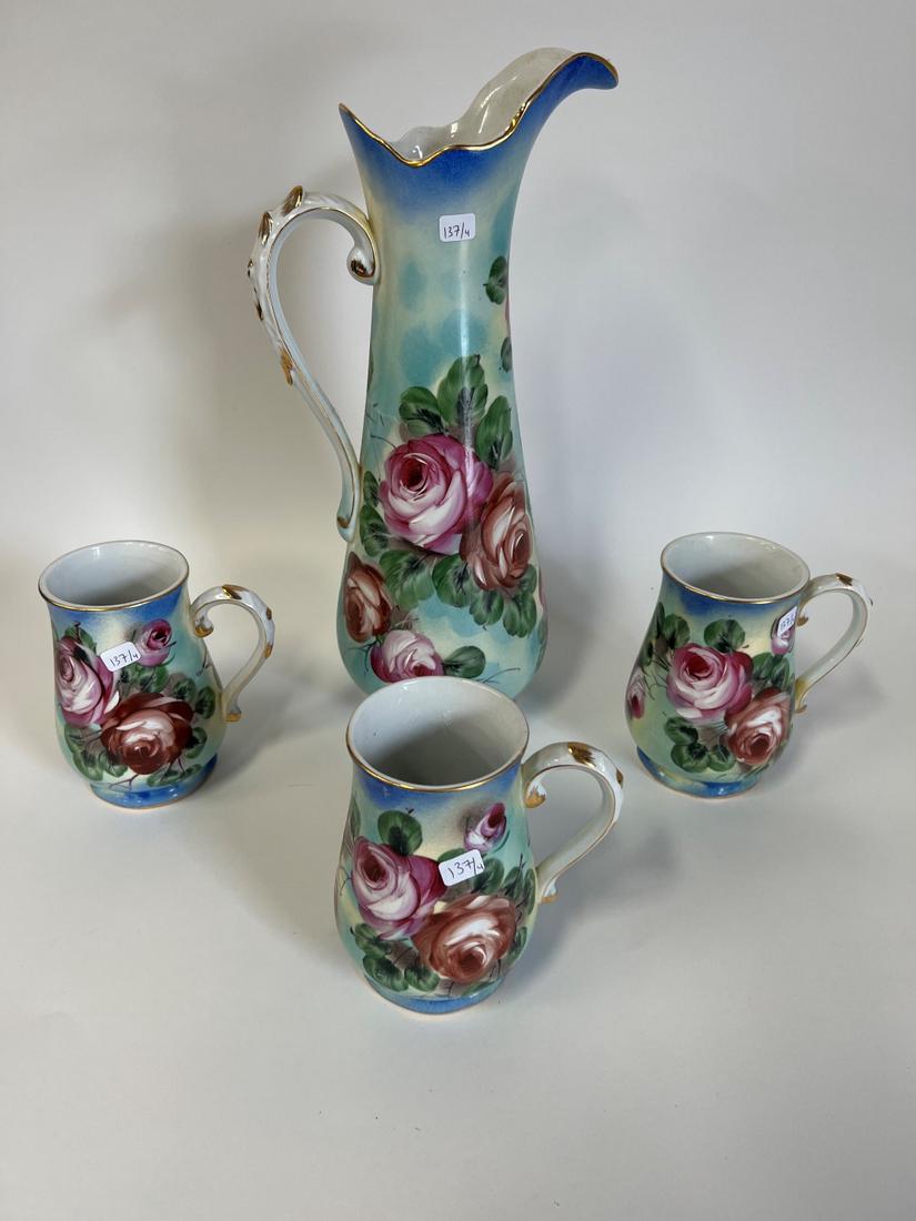 In the Manner of Limoges Beverage Set (4) (1 of 2)